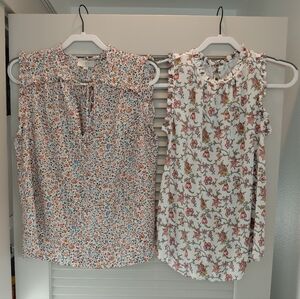 LOFT Sleeveless Blouse 2-pack